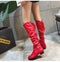 Knee High Leather Boots