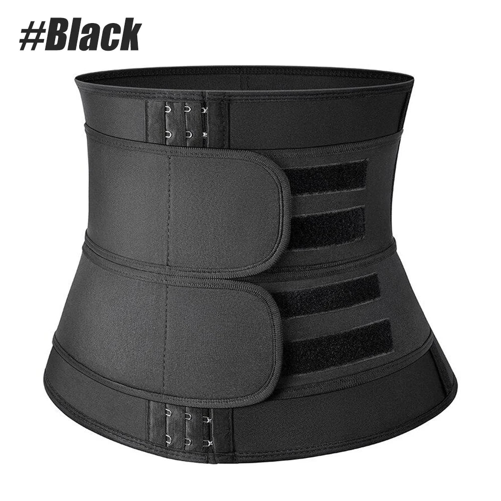 Neoprene Waist Trainer Corset | Sweat Trimmer & Back Support Belt