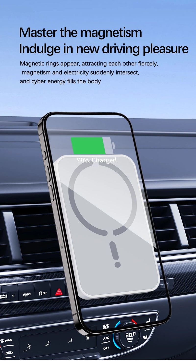 Magnetic Car Wireless Charger For Magsafe iPhone