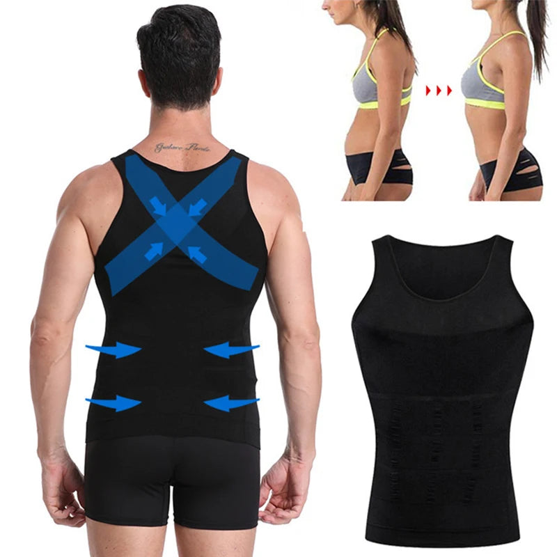 Men's Posture & Tummy Control Shapewear Vest
