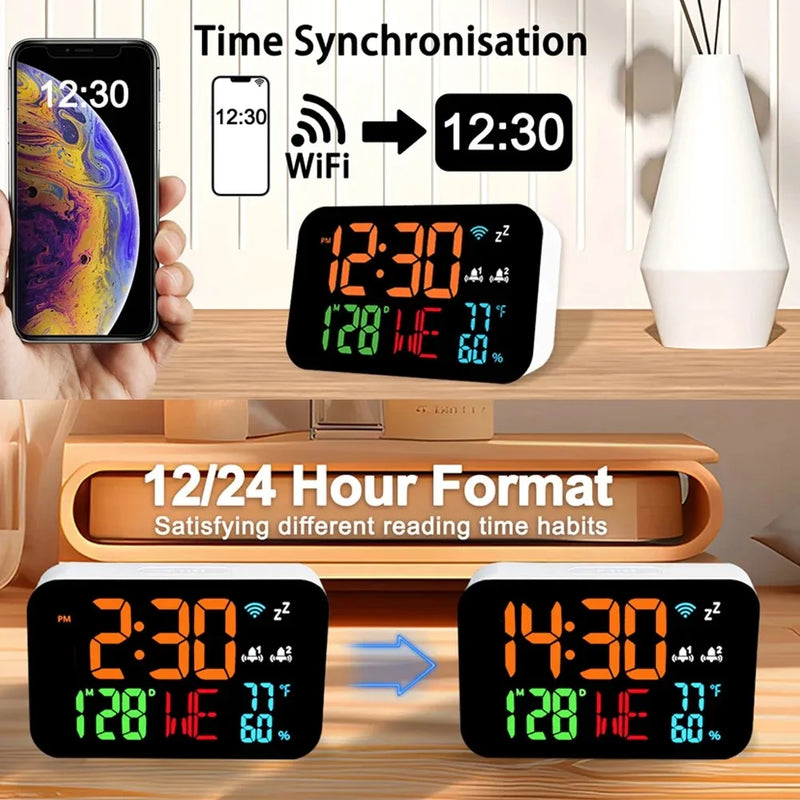 WiFi Desktop Clock & Humidity calendar
