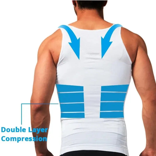 Invisible Men's Tummy Control Shaper Vest