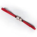 Elegant Double Pearls Buckle