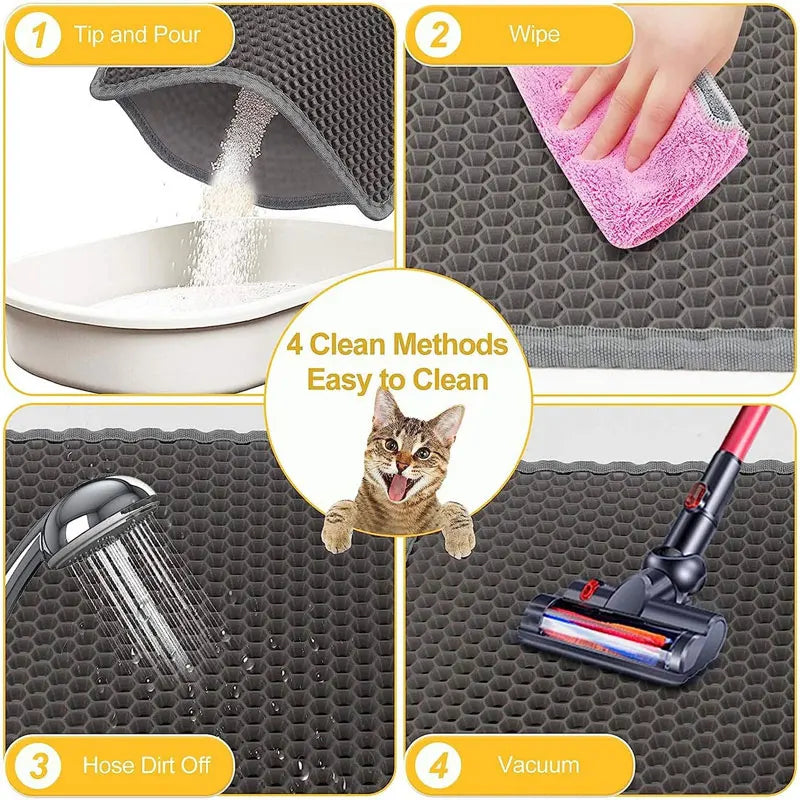 Waterproof Double Layer Cat Litter Trapping