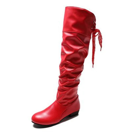 Knee High Leather Boots
