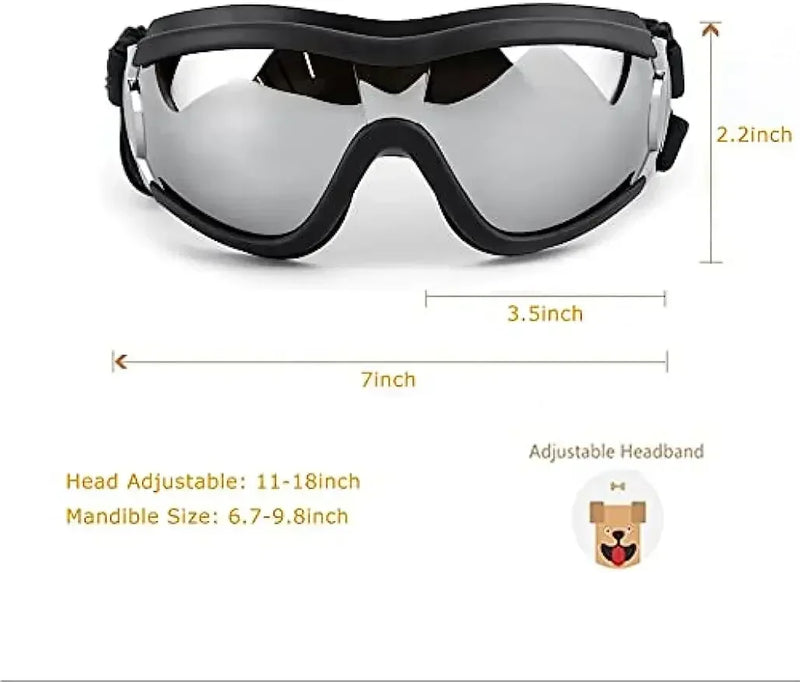 Adjustable Dog Goggles Sunglasses Anti-UV