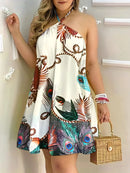 Sexy Sleeveless Backless Short Mini Dress