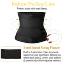 1PCS RGGMQQ Neoprene Sweat Waist Trainer Corset Trimmer Shaper Belt for Women Men Workout Fitness Back Support