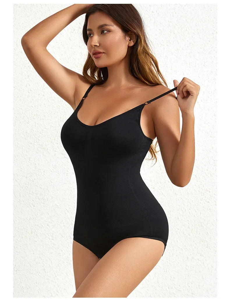 Seamless Tummy Control Body Shaper Bodysuit for Women