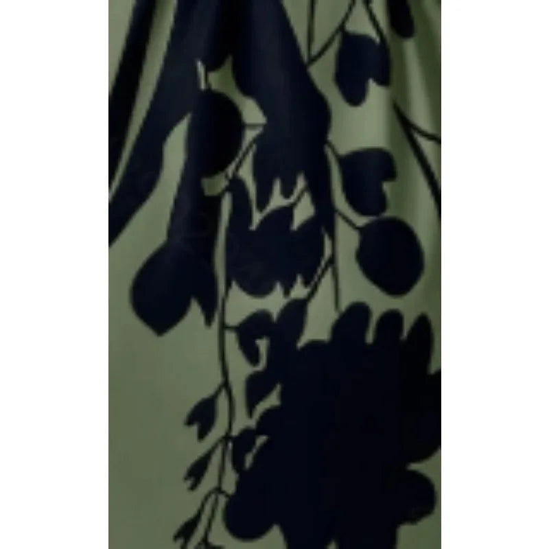 Elegant Plus Size  Summer Dress  Flower Print