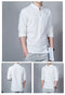 Stand Collar Long-sleeved Slim Base Shirt