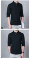 Stand Collar Long-sleeved Slim Base Shirt