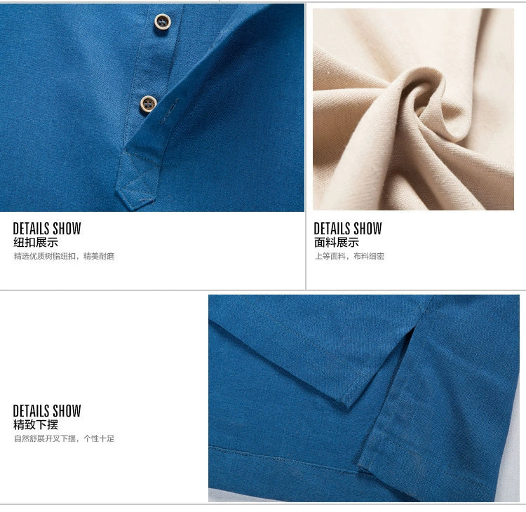 Stand Collar Long-sleeved Slim Base Shirt