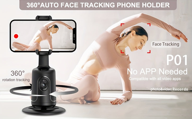 360° Rotating Face Tracking Tripod for Phone