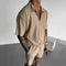 Casual Modern Short Sleeve Matching Shorts Set