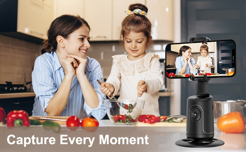360° Rotating Face Tracking Tripod for Phone
