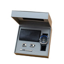 Classic Elegant Watch -Tie and Matching Buttons Set